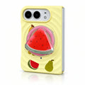 Fruit Ripple iPhone Duo Case in Yellow + Stand