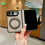 Woodgrain Ring Stand iPhone Duo Case - Original product photo 2