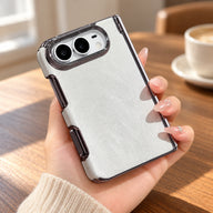 Pearlescent Metal-Edge iPhone Duo Case, styled product photo 2