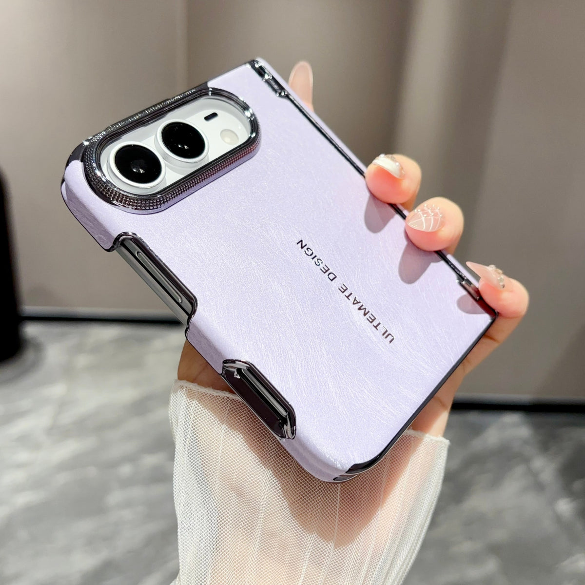 Pearlescent Metal-Edge iPhone Duo Case - Original product photo 5