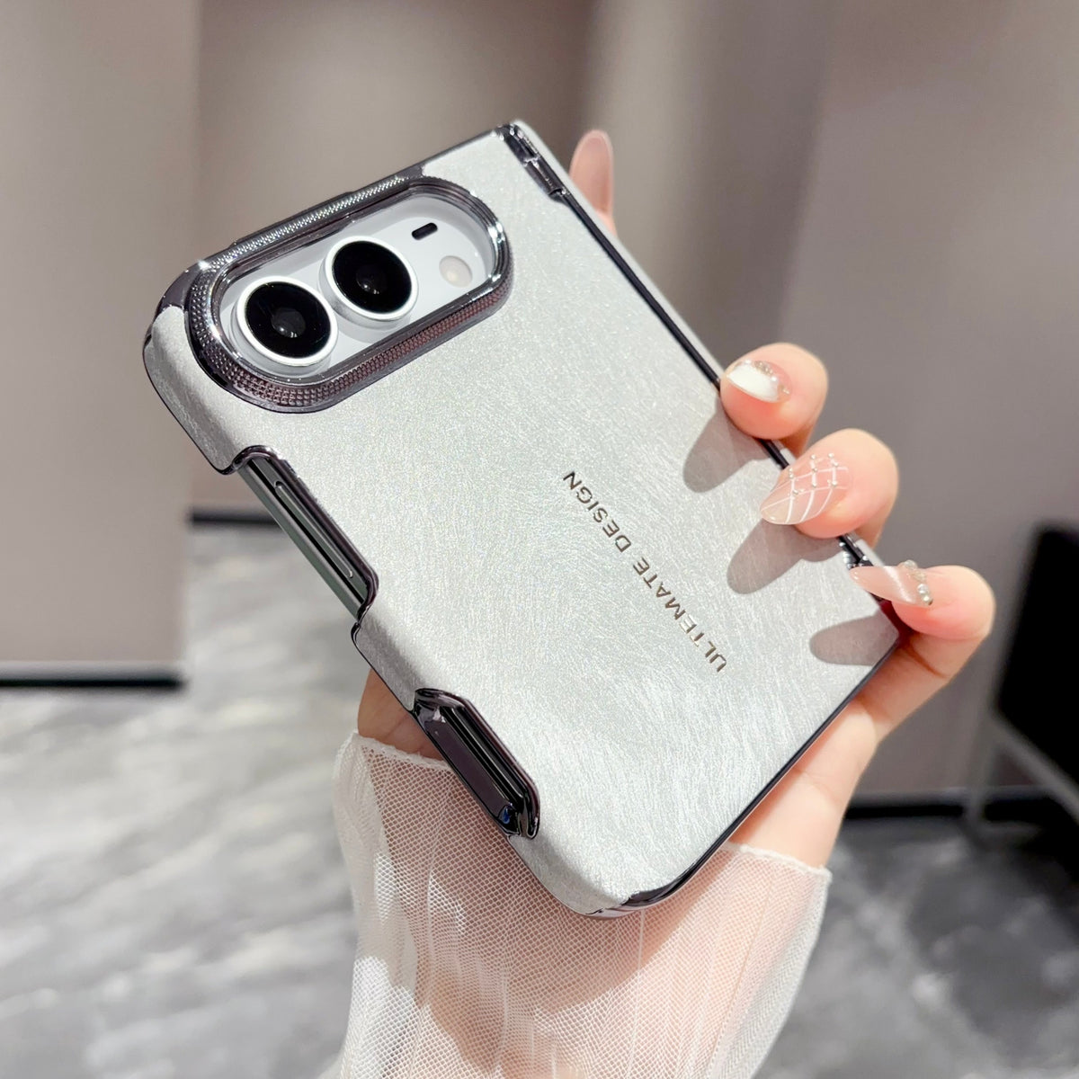 Pearlescent Metal-Edge iPhone Duo Case - Original product photo 9