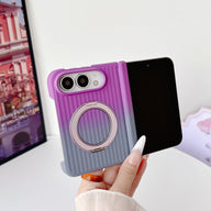 Ribbed Gradient Ring Stand iPhone Duo Case - Original product photo 3