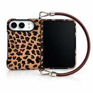 Textured Handle iPhone Duo Case in Leopard + Handle