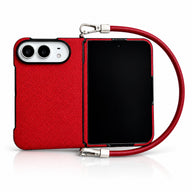 Textured Handle iPhone Duo Case in Textured Red + Handle