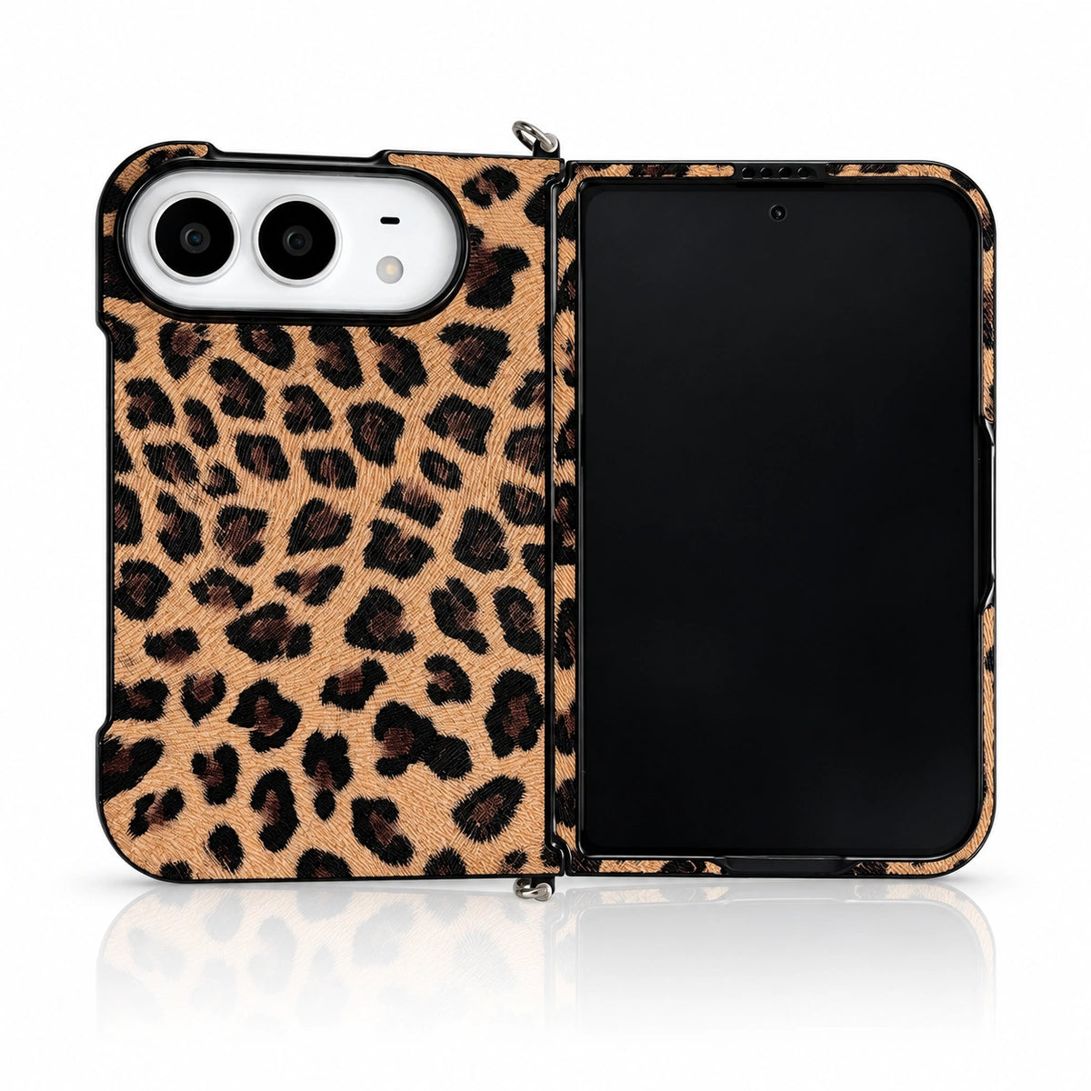 Textured Handle iPhone Duo Case in Leopard, case only