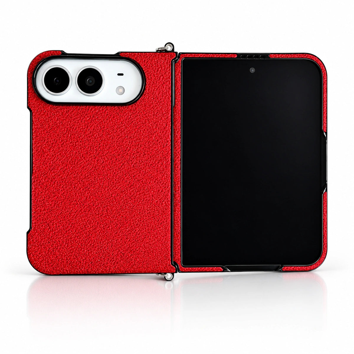 Textured Handle iPhone Duo Case in Textured Red, case only