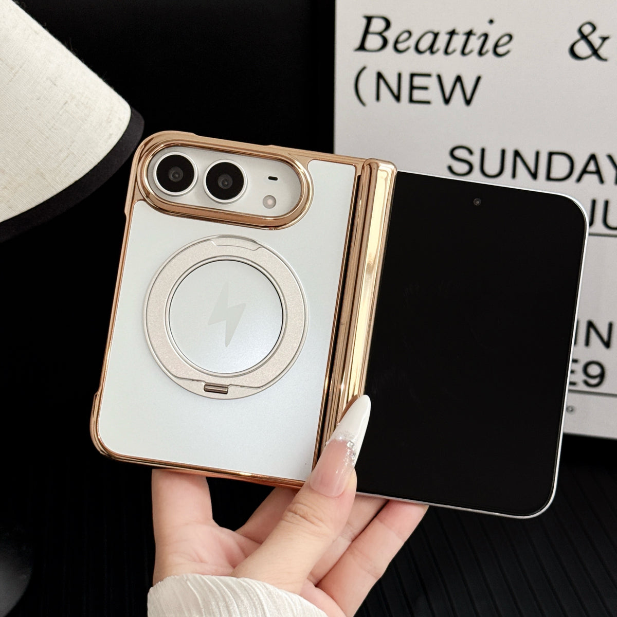 Metallic Ring Stand iPhone Duo Case - Original product photo 5