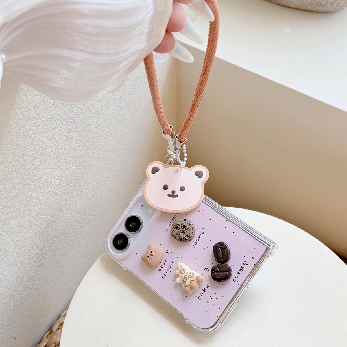 Coffee Bear Charm iPhone Duo Case - Original product photo 7
