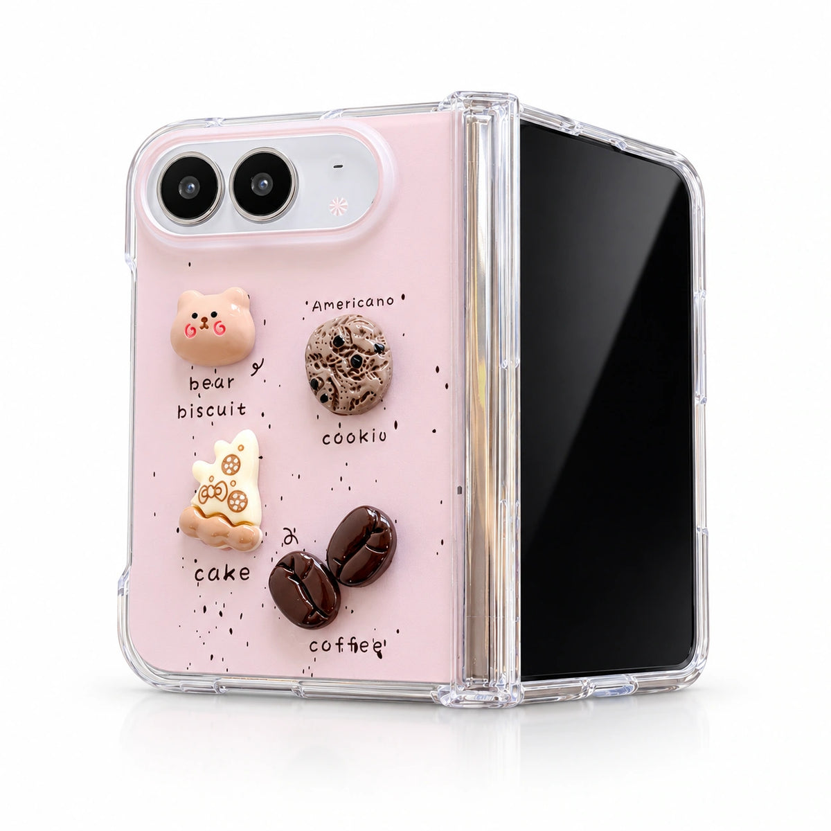 Coffee Bear Charm iPhone Duo Case in Coffee Bear, case only