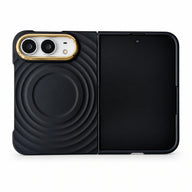 caseease ripple soft-touch iPhone Duo case with frame - Black + Frame + Screen Protector