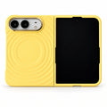 caseease ripple soft-touch iPhone Duo case with frame - Yellow + Frame