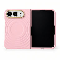 caseease ripple soft-touch iPhone Duo case with frame - Pink + Frame