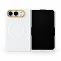 caseease ripple soft-touch iPhone Duo case with frame - White + Frame