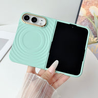 caseease ripple soft-touch iPhone Duo case with frame - Green, product photo