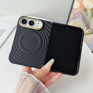 caseease ripple soft-touch iPhone Duo case with frame - Black, product photo