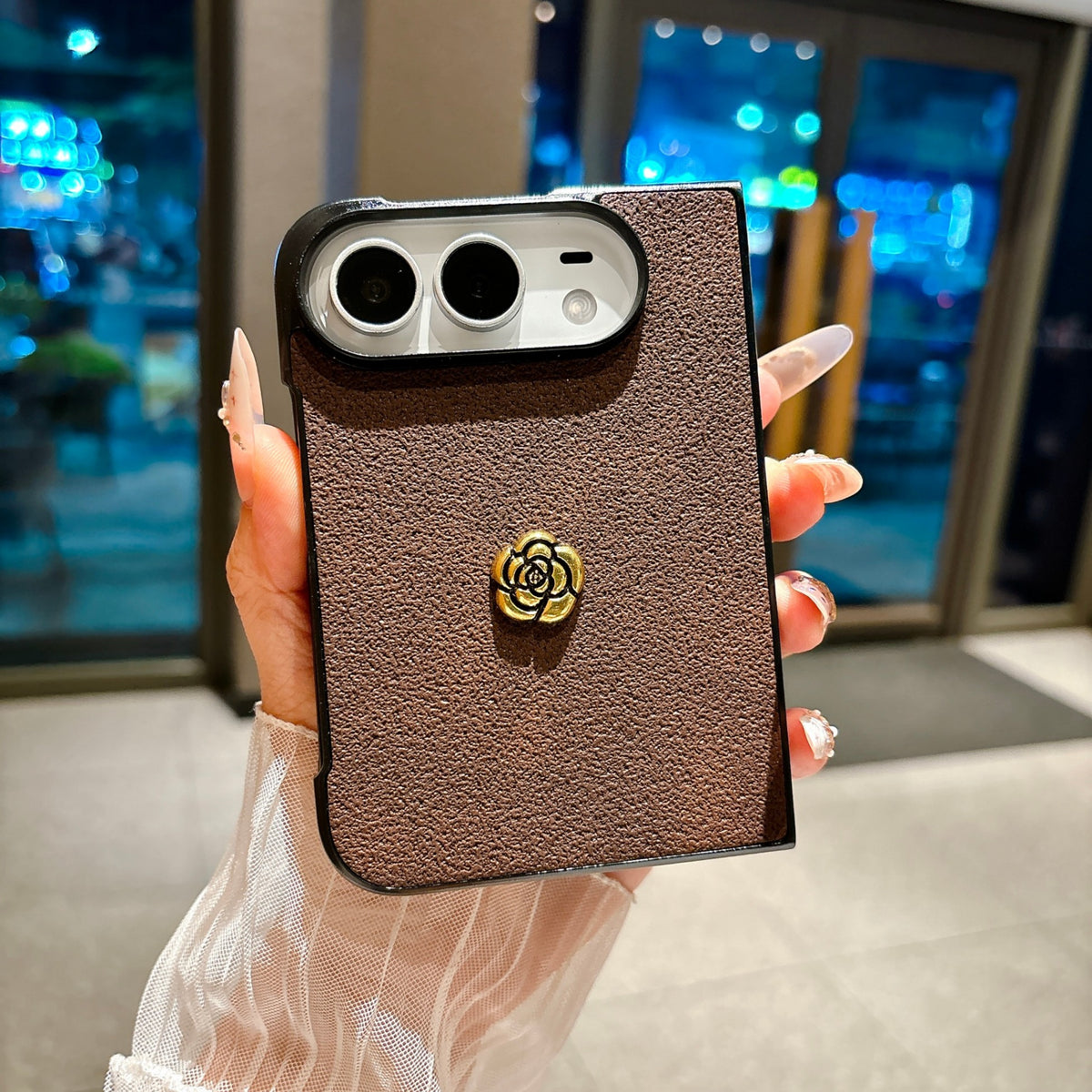 Camellia Textured iPhone Duo Case - Original product photo 8