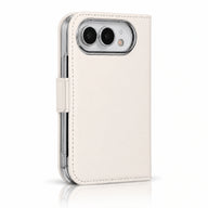 Stitched Folio iPhone Duo Case in White