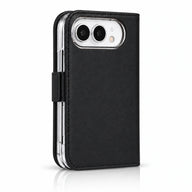 Stitched Folio iPhone Duo Case in Black