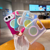 caseease pastel color block iPhone Duo case, product photo
