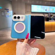 caseease pastel color block iPhone Duo case, product photo