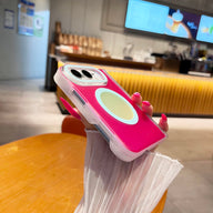caseease pastel color block iPhone Duo case, product photo