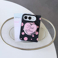 caseease pink polka dot iPhone Duo case - Pink, product photo