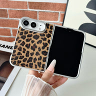 caseease leopard print iPhone Duo case, product photo