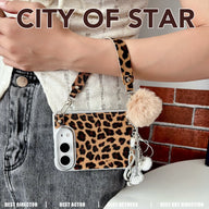 caseease leopard print iPhone Duo case, product photo