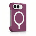 caseease solid color hinge-cover iPhone Duo case - Purple