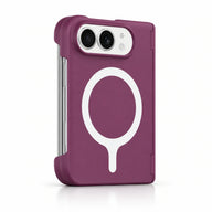 caseease solid color hinge-cover iPhone Duo case - Purple