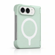 caseease solid color hinge-cover iPhone Duo case - Mint Green