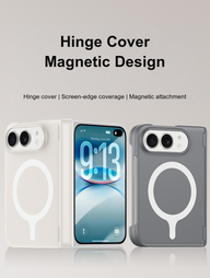caseease solid color hinge-cover iPhone Duo case, product photo