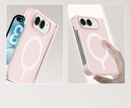 caseease solid color hinge-cover iPhone Duo case, product photo