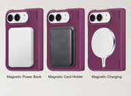 caseease solid color hinge-cover iPhone Duo case, product photo