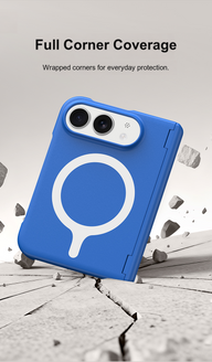 caseease solid color hinge-cover iPhone Duo case, product photo