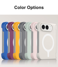 caseease solid color hinge-cover iPhone Duo case, product photo