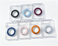 caseease clear rotating ring stand iPhone Duo case, product photo