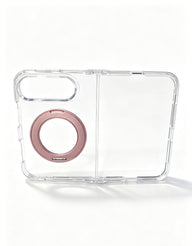 caseease clear rotating ring stand iPhone Duo case, product photo