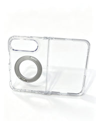 caseease clear rotating ring stand iPhone Duo case, product photo