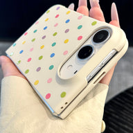 caseease colorful hearts and dots iPhone Duo case, product photo