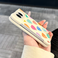 caseease colorful hearts and dots iPhone Duo case, product photo