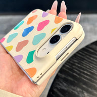 caseease colorful hearts and dots iPhone Duo case, product photo
