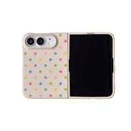 caseease colorful hearts and dots iPhone Duo case, product photo
