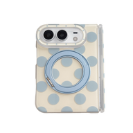 caseease polka dot ring stand iPhone Duo case, product photo