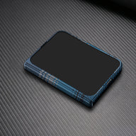 caseease carbon-texture iPhone Duo case with frame, product photo