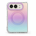 caseease pastel ripple gradient iPhone Duo case - Purple Blue