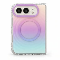 caseease pastel ripple gradient iPhone Duo case - Purple Blue