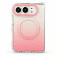 caseease pastel ripple gradient iPhone Duo case - White Pink