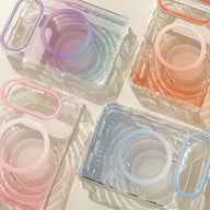 caseease pastel ripple gradient iPhone Duo case, product photo