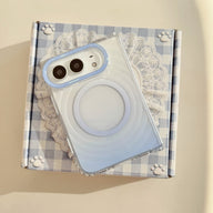 caseease pastel ripple gradient iPhone Duo case, product photo